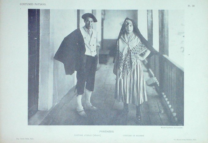 Nouvelle-Aquitaine Pyrenees Bearn Ossau Bigorre 1875