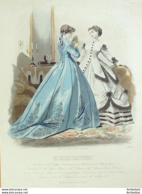 Gravure de mode Gazette de Famille 1899 n°42