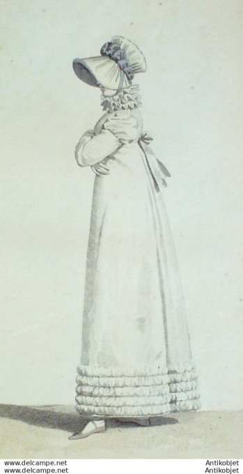 Costume Parisien 1816 # 1598 Robe perkale