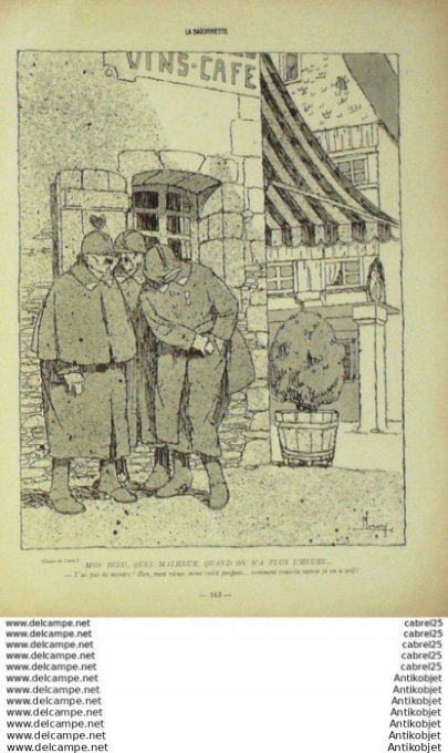 La Baionnette 1916 # 037 (A Bas L'alcool) Fabiano Poulbot Ancrenaz Jarach