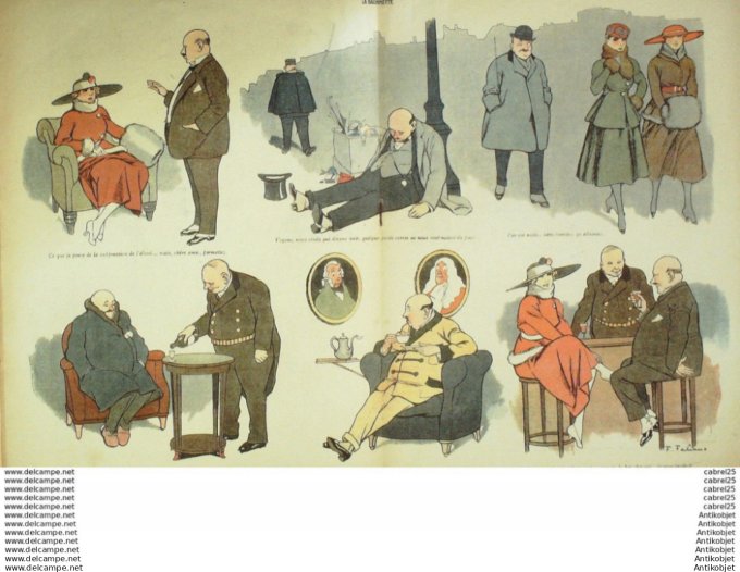 La Baionnette 1916 # 037 (A Bas L'alcool) Fabiano Poulbot Ancrenaz Jarach