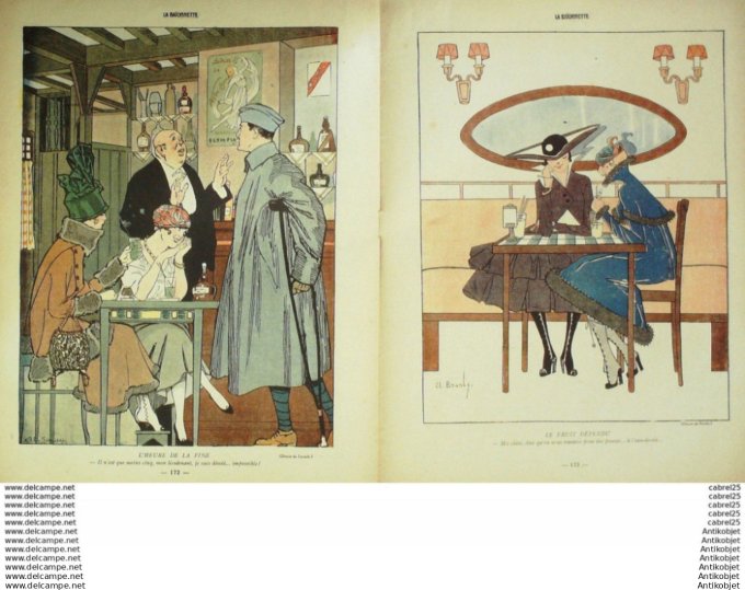 La Baionnette 1916 # 037 (A Bas L'alcool) Fabiano Poulbot Ancrenaz Jarach