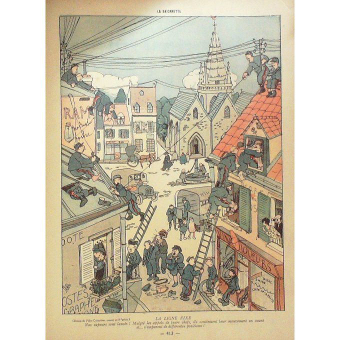 La Baionnette 1917 n°104 (CROIX ROUGE) FABIANO PALLIER GASTYNE LE RALLIC COLOMBIER