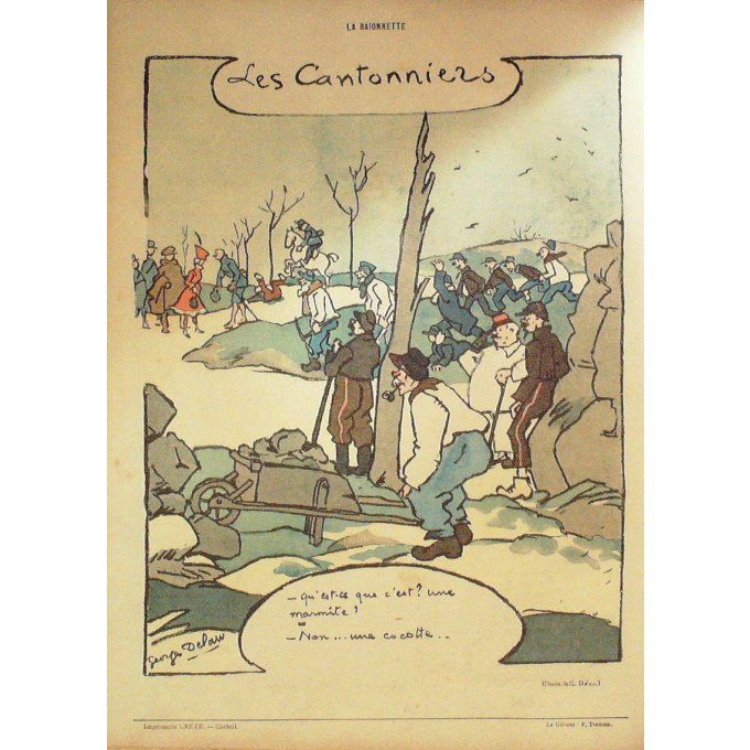 La Baionnette 1917 n°104 (CROIX ROUGE) FABIANO PALLIER GASTYNE LE RALLIC COLOMBIER