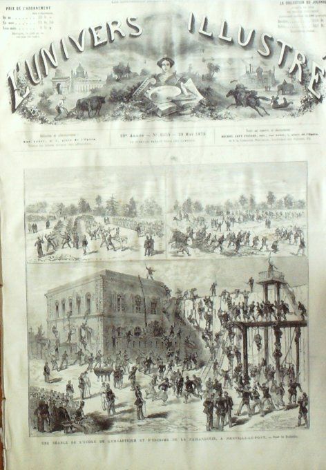 L'Univers illustré 1875 #1053 Joinville-le-Pont (94) Chine Kashgar Rome Outils expedition Pôle Nord