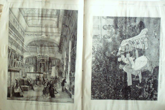 L'Univers illustré 1875 #1053 Joinville-le-Pont (94) Chine Kashgar Rome Outils expedition Pôle Nord
