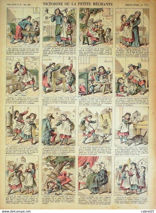 Victorine Ou La Petite Mechante (Pellerin d'epinal)