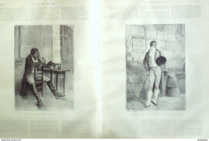 Le Monde illustré 1893 n°1876 Chine Macao jeu Fan-Tan Madagascar Naufrage Aviso