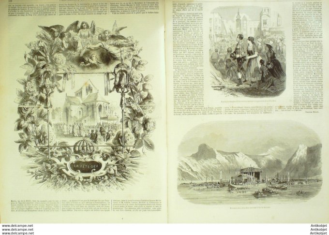 L'Illustration 1850 n°379 Autriche TYROL GMUNDEN Algérie CHERCHELL Pologne MARIENBOURG