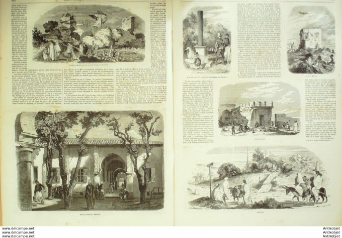 L'Illustration 1850 n°379 Autriche TYROL GMUNDEN Algérie CHERCHELL Pologne MARIENBOURG