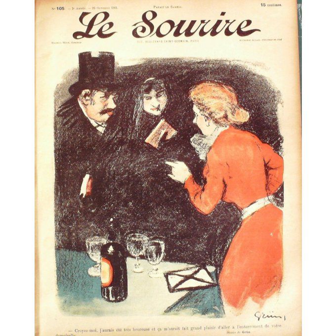 Le Sourire 1901 n°105 GRUN VILLEMOT HUARD BERTRAND ROUBILLE
