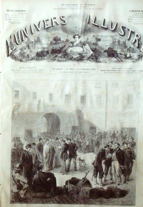L'Univers illustré 1875 #1068 Michel-Ange St-Germain (78) Herzégovie Mostar Autriche Vienne