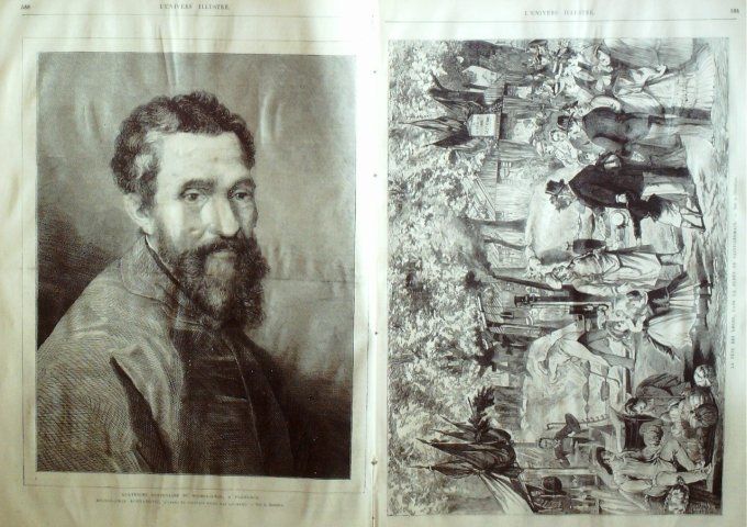L'Univers illustré 1875 #1068 Michel-Ange St-Germain (78) Herzégovie Mostar Autriche Vienne