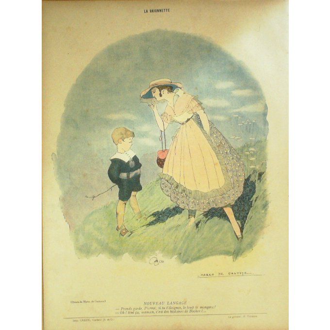 La Baïonnette 1917 n°106 (Enfants de France) FABIANO GASTYNE SCHALLER SESBOUE HAUTOT