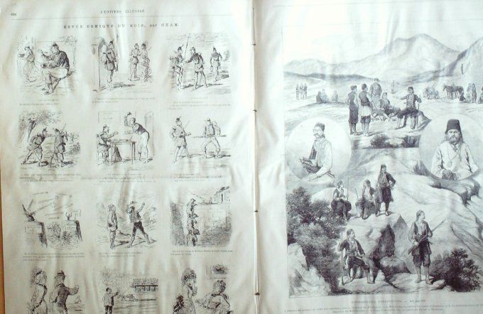 L'Univers illustré 1875 #1071 Argenteuil (92) vendanges Herzégovie insurrection  