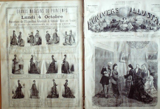 L'Univers illustré 1875 #1071 Argenteuil (92) vendanges Herzégovie insurrection  