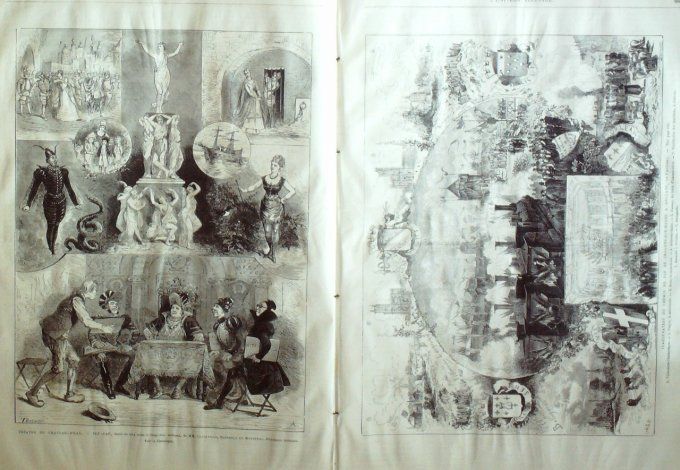 L'Univers illustré 1875 #1073 Herzégovie Boulogne (62) Châlons (51) Sicile îles Lipari