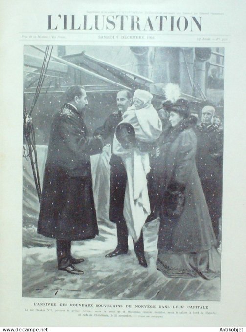 L'illustration 1905 n°3276 Russie Moscou Saratof Norvège Christiania Jersey Japon Tokio Enghien (95)