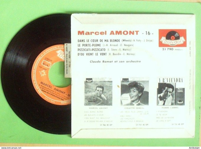 Amont Marcel EP Dans le cœur de ma blonde 1967