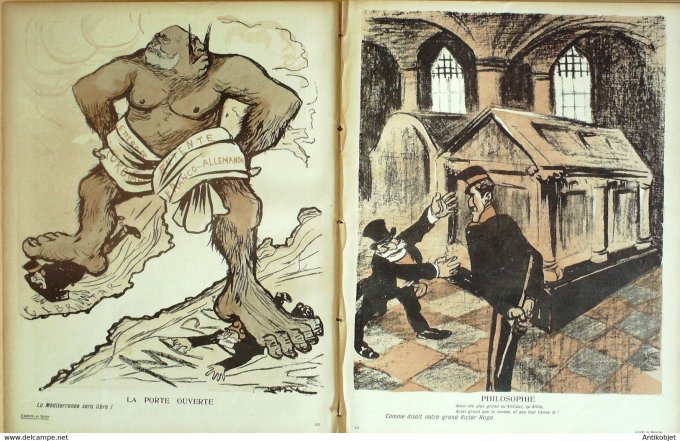 L'Assiette au beurre 1905 # 238 Loubet en Espagne Camara