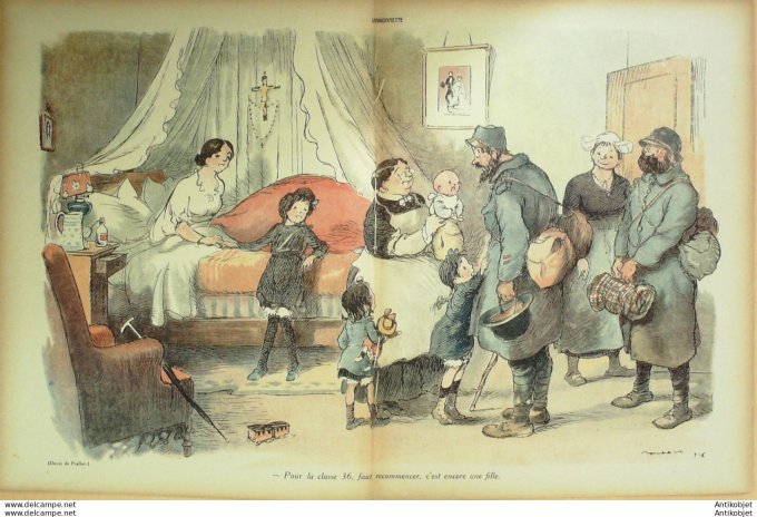 La Baionnette 1916 # 040 (Les mamans) Poulbot Jarach Gastyne Vasquez Diaz