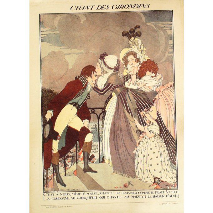 La Baïonnette 1917 n°107 (chansons de France) WEGENER