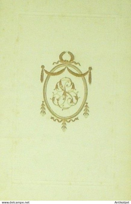 Menu La Metairie Ruille-sur-Loir (72) 1922