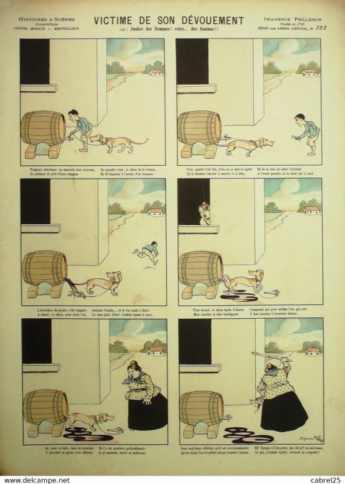 Victime  de Son Devouement (Pellerin d'epinal) Rabier Benjamin