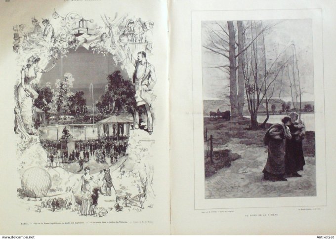 Le Monde illustré 1881 n°1278 Tunisie Sousse Zaghouan Boulogne-sur-mer (62)