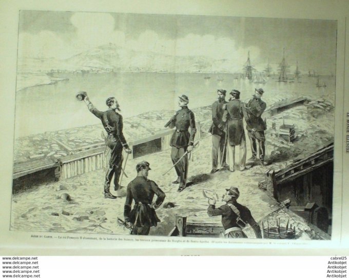 Le Monde illustré 1861 n°195 GAETE Italie Chine PEKIN Rois Mages Etbs DEROSNE Grenelle