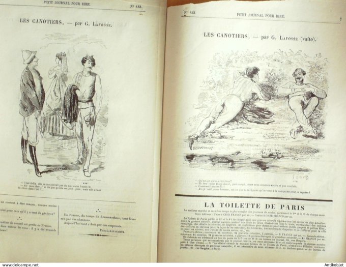 Petit journal pour Rire 1868 #  155 Les Mabilliennes DenoueBeyle