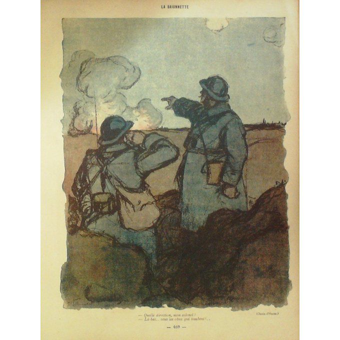 La Baïonnette 1917 n°108 (Légende héroique) BAILLE HAUTOT LE RALLIC MARECHAUX