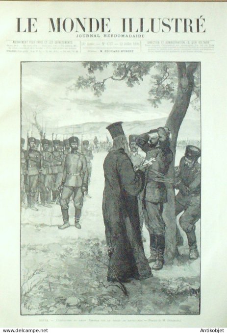 Le Monde illustré 1890 n°1737 Bulgarie Sofia Algérie Bir-Ghardaya Dieppe (76)