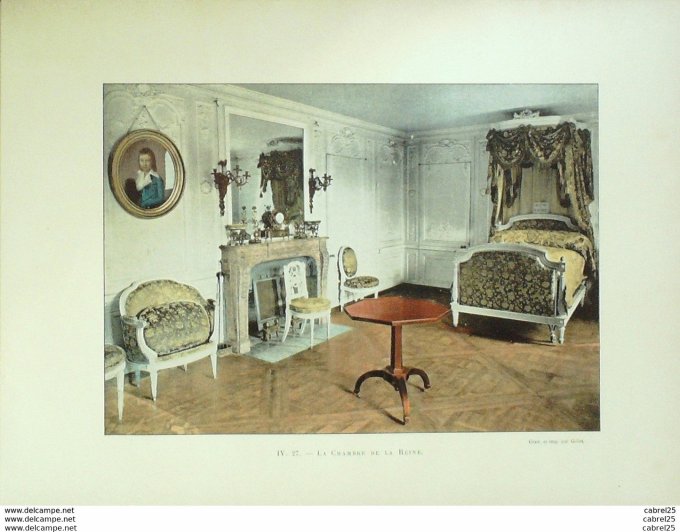 France (78) VERSAILLES Château chambre de la REINE