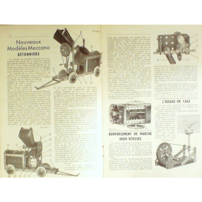 MECCANO Mag-GOLF PERSIQUE-NORATLAS 2501 BETONNIERRE-24H du MANS-1954