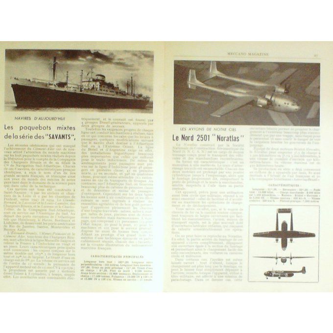 Meccano Mag Golf Persique Noratlas 2501 Betonnierre 24h Du Mans 1954