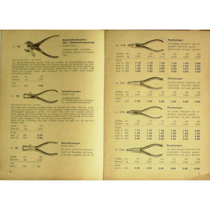 Catalogue IBC DUROVANIT HAAN outillage 1928