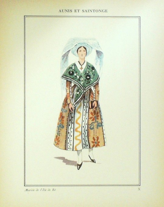 Nouvelle-Aquitaine Aunis (17) Saintonge Ile De Re Mariee 1920 10