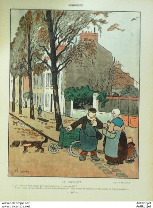 La Baionnette 1916 # 039 (Les profiteurs) Legrain Iribe Gallo Allier Hermann