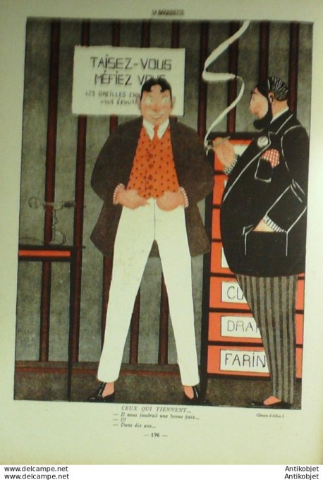 La Baionnette 1916 # 039 (Les profiteurs) Legrain Iribe Gallo Allier Hermann