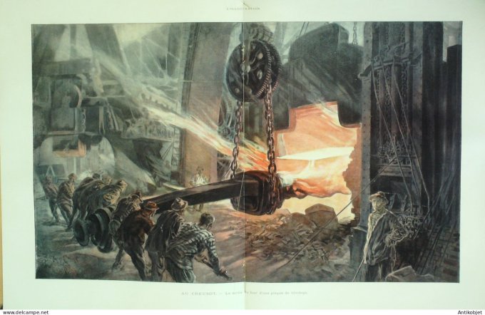 L'illustration 1901 n°3035 Procès Vera Gelo Toulon (8/3) Niger mission Joalland Creusot (71) Italie 