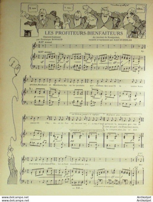 La Baionnette 1916 # 039 (Les profiteurs) Legrain Iribe Gallo Allier Hermann