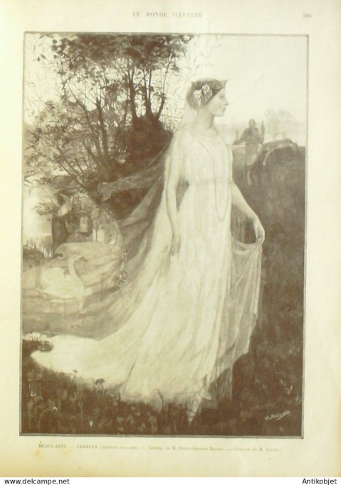 Le Monde illustré 1896 n°2067 Alfortville (94) Autriche Schoenbrunn Hoffburg Soudan Dongola Nubie L'