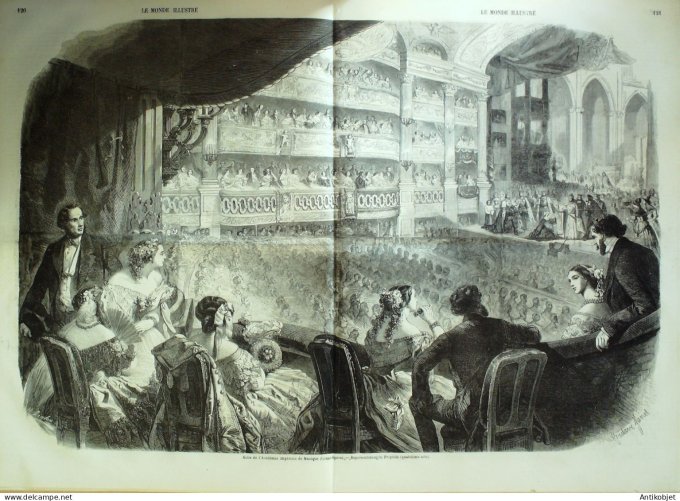 Le Monde illustré 1858 n° 45 Belgique Viet-Nam Hae-Chwang île Honan Luçon (85)Tourane Nice (06)