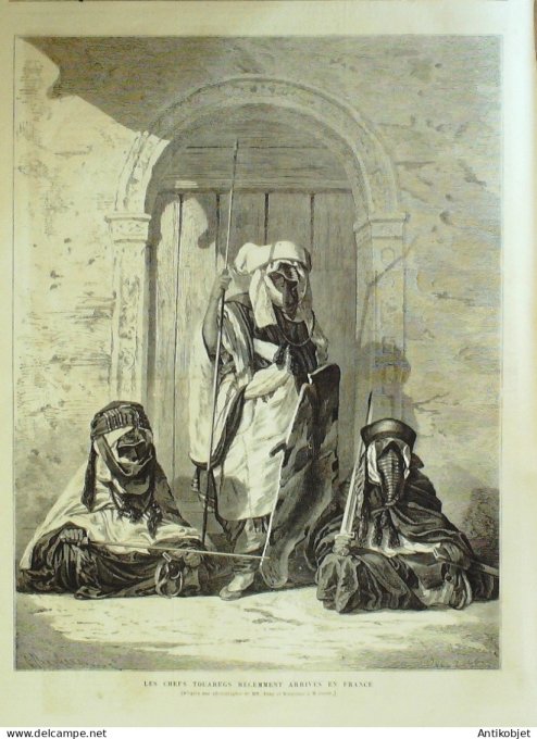 Le Monde illustré 1862 n°269 Cochinchine Vinh Luong Japon Empereur Taîcoun Niger Touaregs Frontignan