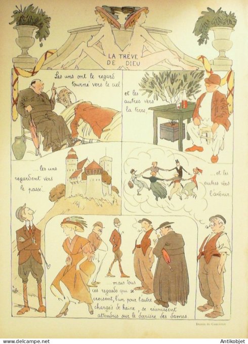Le Rire 1908-07-11 # 284 Journal humoristique Ed.Originale Croisiere en Archipel