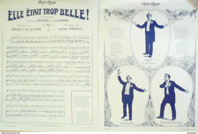 Paris qui chante 1904 n° 84 Dranem Polin Smart Carman Granville Martell Bérard