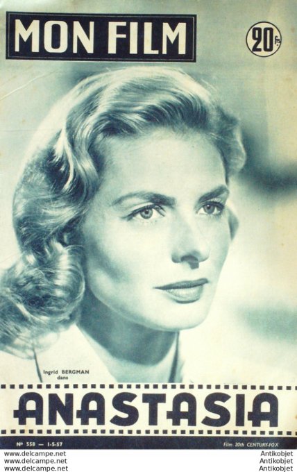 Anastasia Ingrid Bergman Yul Brynner Geneviève Kervine + Film