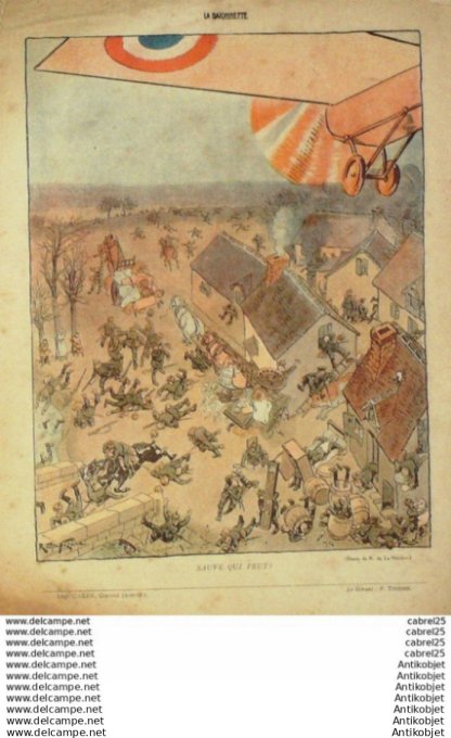 La Baionnette 1915 # 024 (Nos Aviateurs) Poulboticart Herouard Jarach Nam