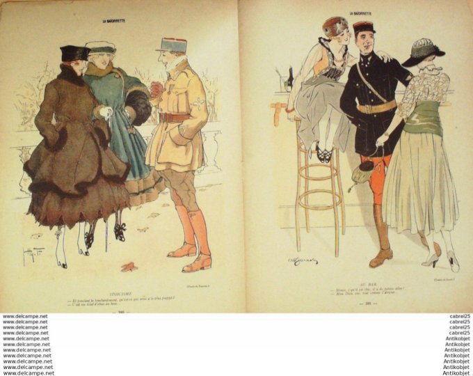 La Baionnette 1915 # 024 (Nos Aviateurs) Poulboticart Herouard Jarach Nam